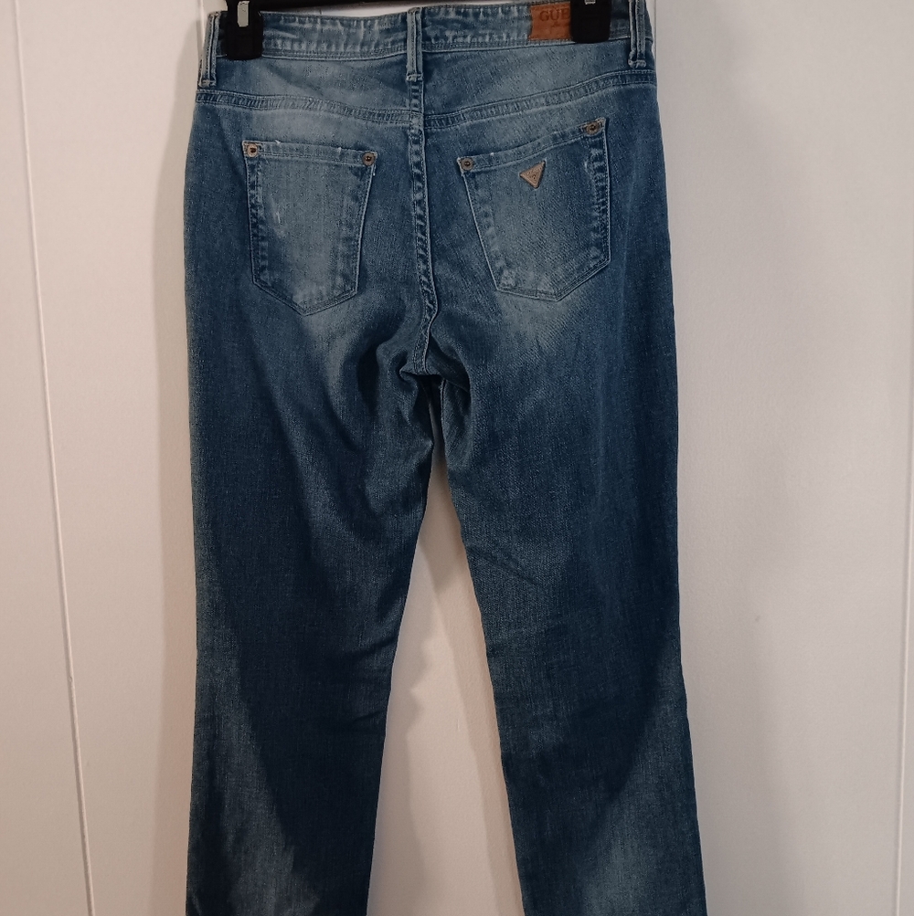 Guess Distressed Blue Jeans - Picture 6 of 16